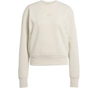Adidas Damen Design for Training Knit Crew Sweatshirt beige S