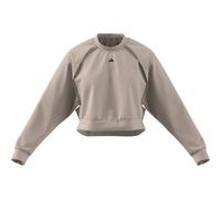 ADIDAS Damen Sweatshirt Power Hidden Racerback Overlay (IT9199) M PUTMAU/BLACK