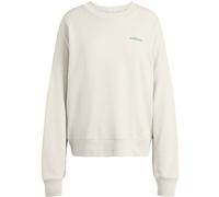 Sweatshirt ADIDAS SPORTSWEAR "W CP CRW", Damen, Gr. S, wonder aluminium, collegiate grün, Obermaterial: 55% Baumwolle, 36% Polyester, 9% Viskose, Rundhals, Sweatshirts Sweatshirt (41260509-S) wonder a