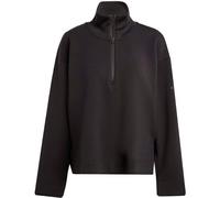 adidas Soft Lux Quarter-Zip Sweatshirt, Farbe Schwarz, Größe XXL