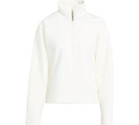 Adidas All Szn Soft Lux Halbreißverschluss-sweatshirt L Off White