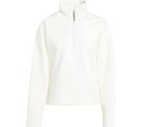 ADIDAS Damen Sweatshirt Soft Lux Quarter-Zip (JV9907) XL Weiß