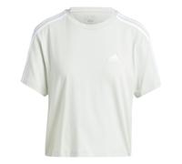 adidas Damen T-Shirt Essentials 3S Crop-Top IY4228 S Linen Green