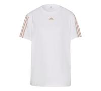 adidas Damen T-Shirt Essentials Boyfriend 3-Streifen T-Shirt H07807 S White/Ambient Blush