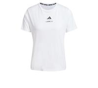 adidas Damen T-Shirt Les Mills Graphic, Weiß, S