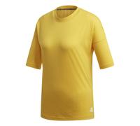 adidas Damen T-Shirt Must Haves 3-Stripe Tee DX7968 XL active gold/white