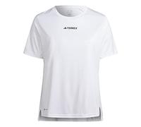 adidas Damen T-Shirt (Short Sleeve) W Mt Tee Pl, White, HM4001, 1X