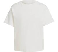 Adidas Damen Signature Graphic Print T-Shirt, Off White, M
