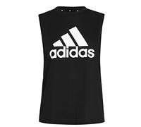 adidas Damen Tanktop Essentials Linear Loose, Black/White, XS, DU7003
