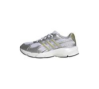 Sneaker ADIDAS SPORTSWEAR "TECHNOCHAOS 2000", Damen, Gr. 38,5, cloud weiß, gold metallic, silber metallic, Synthetik, Textil, Schuhe Sneaker, inspiriert vom Design des adistar control (83408737-38,5)