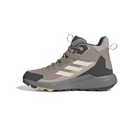 Wanderschuh ADIDAS TERREX "ANYLANDER MID RAIN.RDY", Damen, Gr. 42, braun (chalky braun, wonder weiß, grau six), Textil, Schuhe Wanderschuh, wasserdicht (95009555-42) chalky braun, wonder weiß, grau si