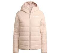 adidas Damen Terrex Multi Essentials CLIMAWARM Insulated Hooded Jacket, Wonder Taupe, XS
