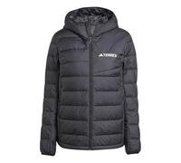 adidas Damen Terrex Multi Light Down Climawarm Hooded Coat, Black, XS