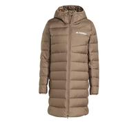 adidas Damen Terrex Multi Light Down Hooded Parka 2.0, Earth Strata, XS