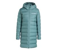 adidas Damen Terrex Multi Light Down Hooded Parka 2.0, Preloved Teal, L