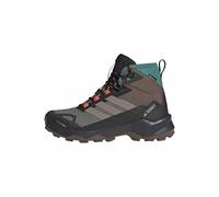 adidas Damen Terrex Skychaser AX5 Mid Gore-TEX Climawarm+ Hiking Shoes, Earth Strata/Trace Brown/Pure Teal, 38 2/3 EU