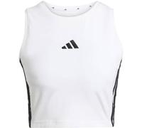 ADIDAS Damen Top ESSENTIALS 3-STREIFEN GEPOLSTERTES (JZ6876) XS WHITE