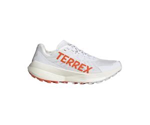 Adidas - Damen Traillaufschuhe - Agravic Speed - Terrex Agravic Speed W Ftwr White/Impact Orange/Dash Grey für Damen aus Wolle - Größe 38 2/3 - Weiß 38 2/3