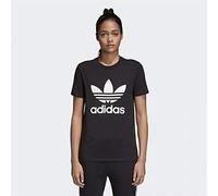 adidas Damen Trefoil Tee T-Shirt, Schwarz (Black/White), D38