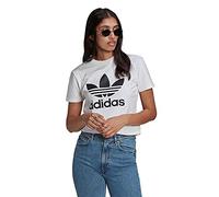 adidas Damen Trefoil Tee T Shirt, Weiß, 40 EU