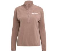 Adidas Multi Essentials Fleece Mit Halbem Reißverschluss M Trace Brown