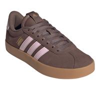 Sneaker ADIDAS SPORTSWEAR "VL COURT 3.0", Damen, Gr. 38, earth strata, clear pink, gold metallic, Leder, Synthetik, Schuhe Sneaker, inspiriert vom Design des adidas samba, Topseller (36056338-38) eart