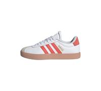 adidas Damen VL Court 3.0 Shoes, Cloud White/Preloved Scarlet/Gold Metallic, 37 1/3 EU