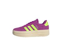 adidas Damen VL Court Bold Shoes, Flash Pink/Lucid Lemon/Silver Metallic, 38 2/3 EU