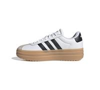 adidas Damen Vl Court Bold Sneaker, Weiß/Schwarz/Wonder Beige, 8 US