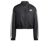 adidas Damen WOMEN ESSENTIALS 3S INSULATED CROPPED BOMBER JACKET, Black, S