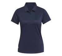 adidas Damen Women's Solid Performance Short Sleeve Polo Shirt, Collegiate Navy, S