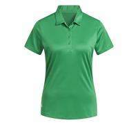 adidas Damen Women's Solid Performance Short Sleeve Polo Shirt, Green, XS