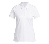 adidas Damen Women's Solid Performance Short Sleeve Polo Shirt, White, XS