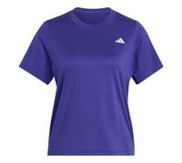 adidas Damen Workout Essentials Crew Neck Shirt, Pure Purple, S
