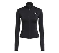 adidas Damen Workout Essentials Zip Through Sweatshirt, Black, L