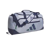 adidas Uni Duffel Bag Defender 5 Medium (59L), Köpergrau/Dunkelblau/Semi Court Green, One Size, Defender 5 Medium Seesack (59L)