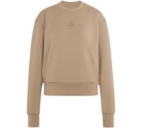 adidas - Women's D4T Workout Warm Up Crew Neck - Pullover, Gr. L, beige (KhakiSix)