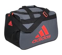 adidas Unisex-Erwachsene Diablo Small Duffel Bag Gepäck-Handgepäck, Onix Grey/Black/Solar Red, Einheitsgröße