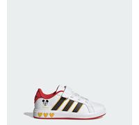 ADIDAS Kinder Freizeitschuhe Disney Micky Maus Grand Court Kids (JQ8067) 33,5 FTWWHT/CBLACK/BOGOLD