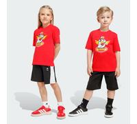 adidas Unisex Kids DISNEY MICKEY MOUSE T-SHIRT SET, pure ruby/off white, 5-6 Years