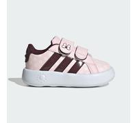 adidas Disney Minnie Maus Grand Court Kids Schuh Clear Pink / Aurora Ruby / Chalk White 27