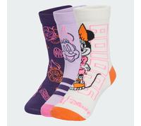 adidas Disney Minnie Maus Socken Kinder Off White / Aurora Plum / Powder Plum 28-30