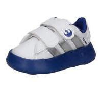 adidas x Star Wars Grand Court 2.0 Kids Schuh Cloud White / Silver Metallic / Royal Blue 25