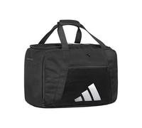 Sporttasche ADIDAS PERFORMANCE "adidas Duffle Boxing" Gr. M, schwarz (schwarz, silber), Taschen, B/H/T: 51cm x 30,5cm x 32cm M, Polyester, Sporttasche, Belüftetes und wasserdichtes Fach, verhindert Ge