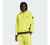 adidas Equipment Blocked Pullover, Reißverschluss bis zur Brust Acid Yellow XL