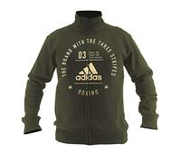 adidas Erwachsene Zipper Community Line, grün/Gold, S