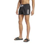 adidas Essential Logo CLX Boardshorts Swimshorts Badehosen (DE/NL/SE/PL, Alphanumerisch, L, Regular, Regular, Black)
