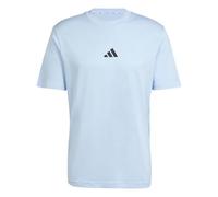 adidas Essential Small Logo T-Shirt (DE/NL/SE/PL, Alphanumerisch, L, Regular, Regular, Light Blue)