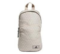 adidas Essentials 2 Sling Crossbody Bag, BOS Mini Monogram Wonder Beige/Black, One Size