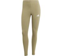 Adidas Essentials 3 Stripes Cotton Leggings XS Olive Strata / White
